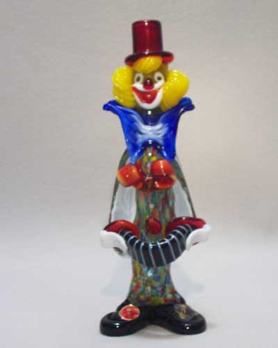 Murano Art Glass Clowns from MuranoClowns.us - FP-04A