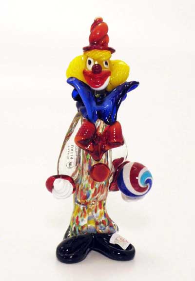 Murano Art Glass Clowns from MuranoClowns.us - FP-04BALL