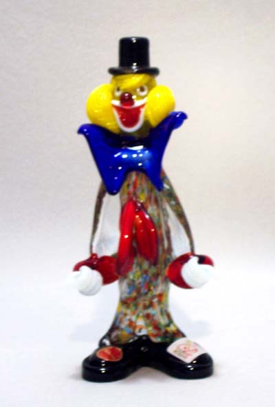 Murano Art Glass Clowns from MuranoClowns.us - FP-04A
